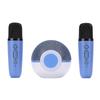 Karaoke Machine Rechargeable Portable Bluetooth 5.3 Karaoke Speaker with 2 Wireless Microphones Colorful Lights 5 Sound