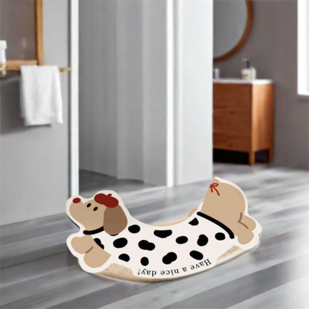 Polyester Water Absorption Floor Mat Quick Dry Shower Rug Toilet Mats Bathroom Rug  Kitchen