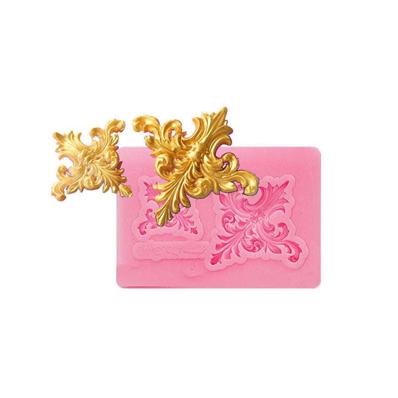 1pcs Sculpted Vintage Flower Lace Silicone Fondant Cake Decor Sugar Icing Mold Useful Bakeware Cake Tools Kitchen Tools