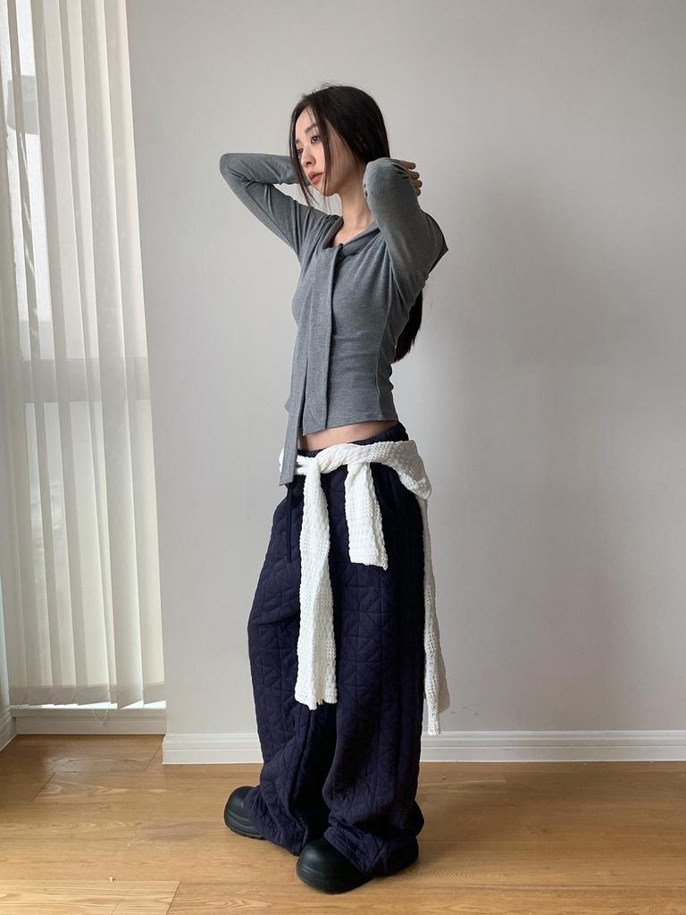 Dorothys Winter Diamantgesteppte Lockere Freizeit-Wanderhose