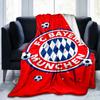 Munich FC Artwork Printed Throws Blanket Soft Flannel Blankets for Couch Bed Gifts for Men Women Picnic Blanket Christmas Gifts
