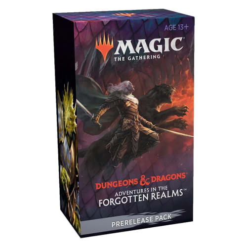 MTG Dungeons & Dragons Adventure In the Forgotten Realms Prerelease Kit - 6 Draft Boosters with Dice Promo