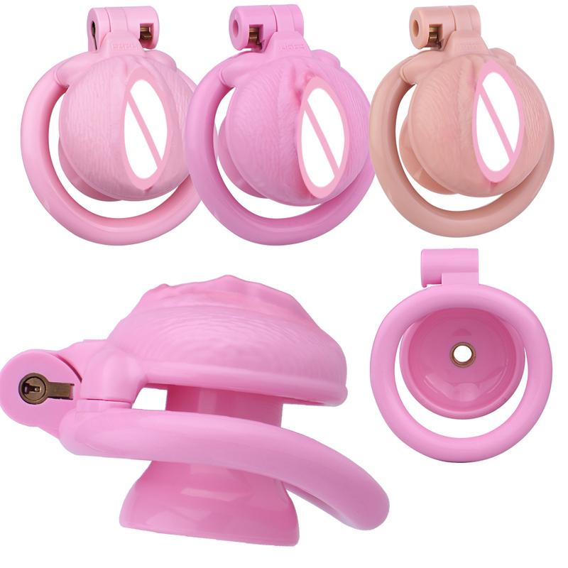 ORALSX Male Chastity Cage With 4 Size Rings For Man Sissy Chastity Device Positive/Negative Cock Cage Sex Toys Adult Games