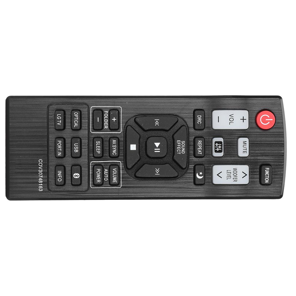 COV30748163 Dálkový ovladač ABS Černý Ovladač Soundbaru Náhradní Díly pro LG Soundbar
