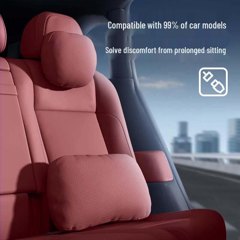 Voyah Zhuiguang L Headrest & Lumbar Support: Essential Neck & Back Protection Pillow for Car Interior.