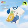 Boys' Cartoon Colorblock Anti-Bacterial Cooling Short Sleeve T-Shirt