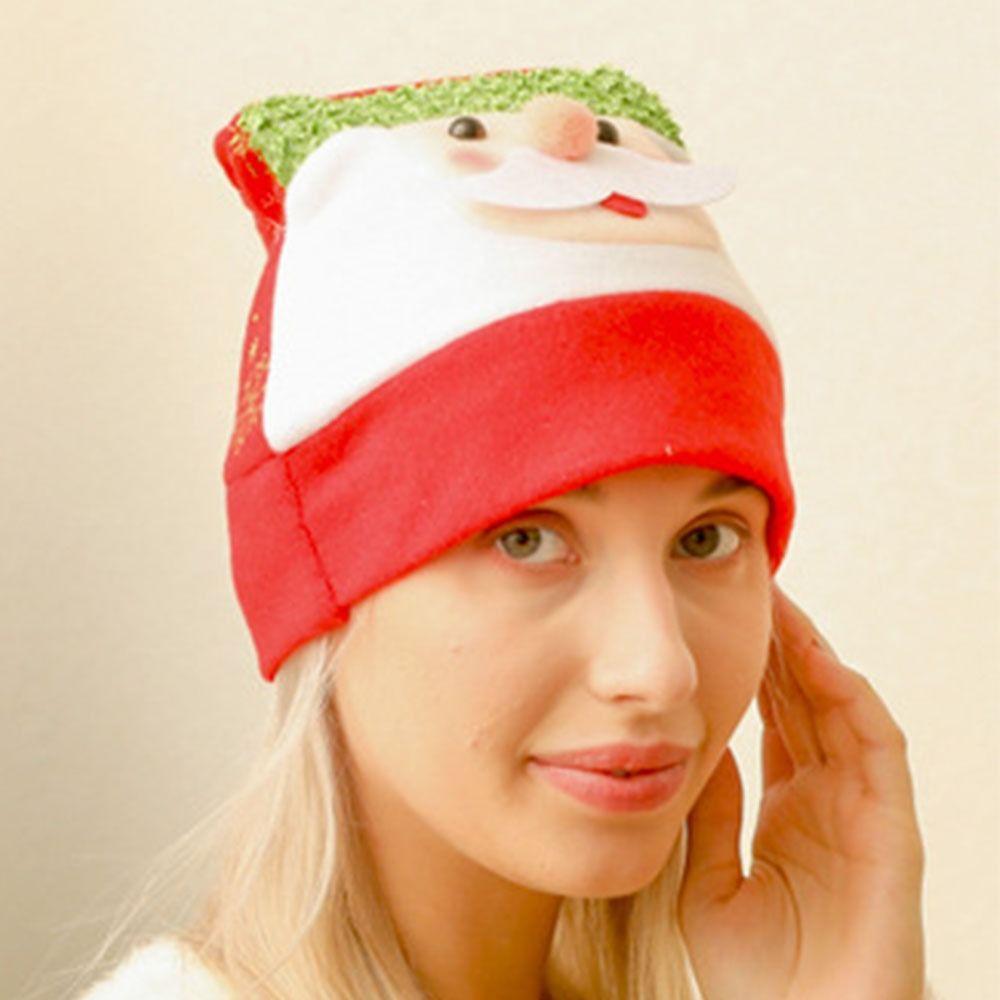 For Men Snowman Beanies Elk Korean Winter Cap Cartoon Plush Hat Santa Claus Christmas Hat