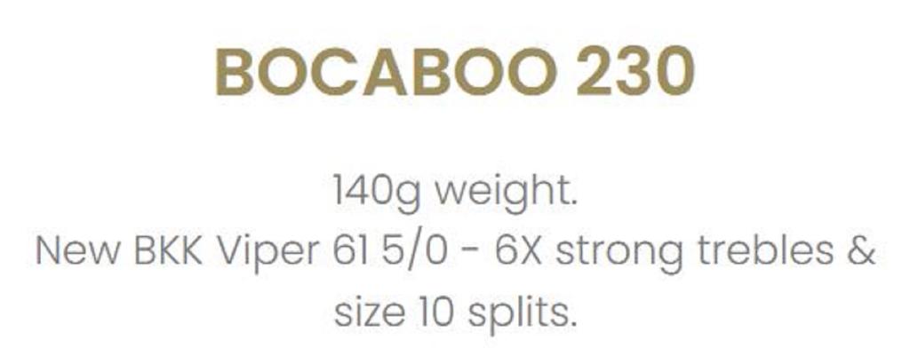 Labana Studio Bocaboo 230 mm 140 grams Floating Lure Tutti Frutti (1188)