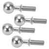 4 szt. Śruba z głowicą kulową ze stali nierdzewnej z czopem kulowym dla ARRMA INFRACTION 6S 1/7 dla TYPHON 6S 1/8 Samochód RC Srebrny