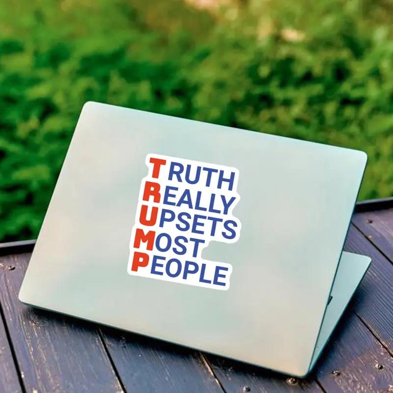 Durable Vinyl Trump Supporter Stickers for Cars & Laptops