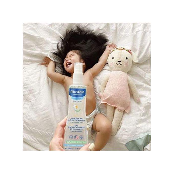 Parfum - Mustela - Bébé-enfant - 200 Ml - Unisexe - Eau Rafraichissante Et Coiffante