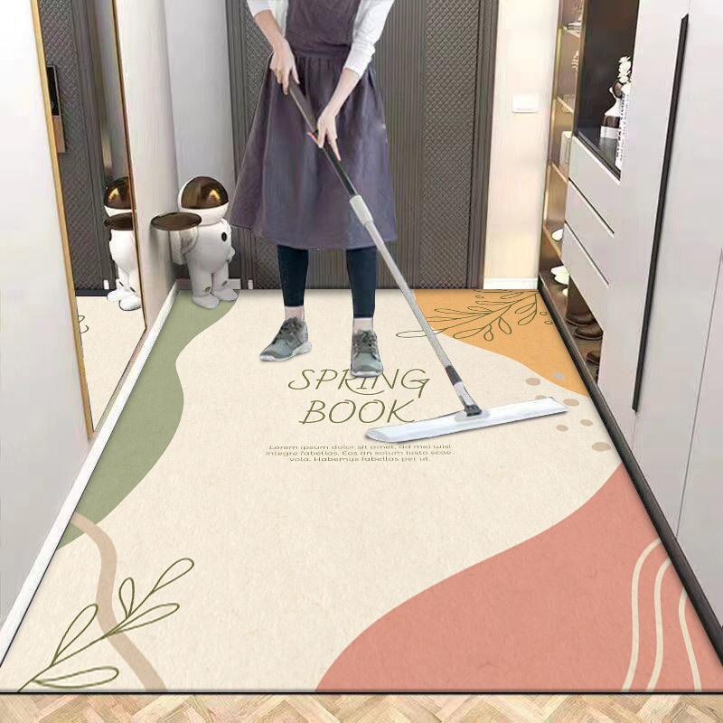Entrance Door Mat Dirt Resistant Living Room Carpet Easy To Maintain Door Mat Anti Slip Foot Mat