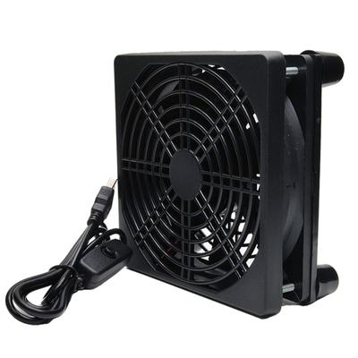 120 mm 5 V USB-betriebene Lüfterkühlung für Router, Modem, TV-Box, Router-Lüfter zur Kühlung verschiedener Elektronikgeräte