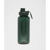 Lululemon Back To Life Clear Bottle 32oz Rainforest Green Palm Deco