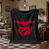 Benfica Print Flannel Blanket Soft Warm Sofa Bed Throw Blanket For Home Office Bedroom
