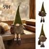 Weihnachts-Heimdeko-Figuren, Vintage Bauernhaus-Gnom-Figur, Statue mit baumelnden Beinen, Rustikaler Tischplatten-Stil, Raumschmuck, Schmuck für Herbst, Thanksgiving