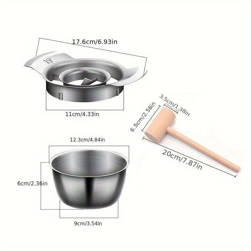 1 st Rostfritt Stål Granatäpple Skalare Fruktkött Separator Kök Frukt Grönsaksverktyg Snabb Skalare Fröborttagare Kökstillbehör