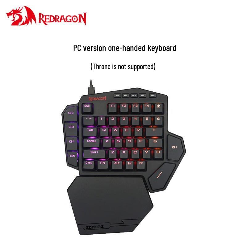 Redragon K585 Dual-Mode Hot-Swappable Mechanical Gaming Keypad with Onboard Macro Programming