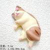 DW93 5pcs Kawaii Resin Mini Sleeping Cat Mini Figures Miniature Things Statues Dollhouse Room Home Decor Items Desk Accessories