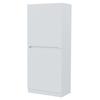 Wardrobe 70 X 40 X 170 Cm, Double-door Design with Small Storage Compartment, White