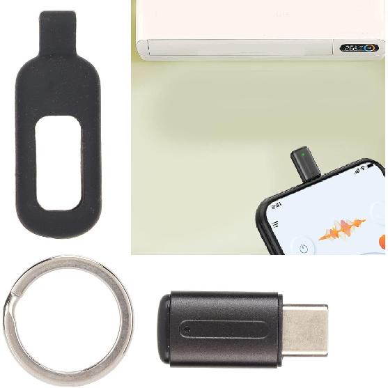 Mini Smartphone IR Remote Controller, Anti Dust Universal IR Remote Control for Phone, Smart Universal Type C Infrared Controller Adapter for Air