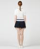 AVEN Black Elastic Pleated Skirt