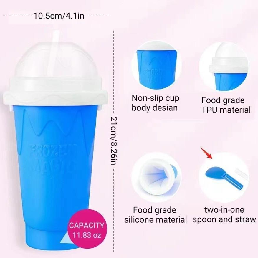 Homemade Smoothie Cup, One-squeeze Ice Cup