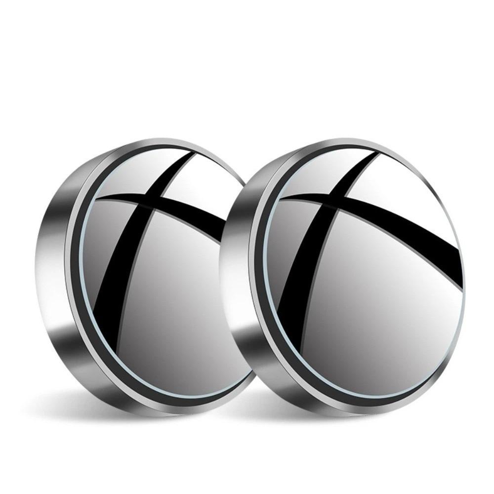 2pcs 360 Degree Adjustable Blind Spot Mirror Universal Fit Wide Angle Mirror  Driving Safety