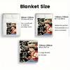 One Piece Bed Flannel Blanket Warm Soft Comfortable for Bedroom Dorm Guest Room and Home Use THW