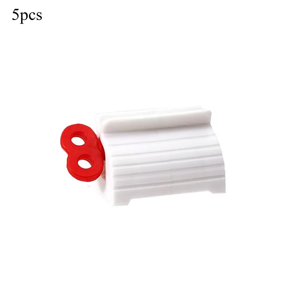 5pcs Toothpaste Squeezer Cosmetic Facial Cleanser Squeezer, Rotating To Squeeze Out Toothpaste Home Goods Bathroom Accessories