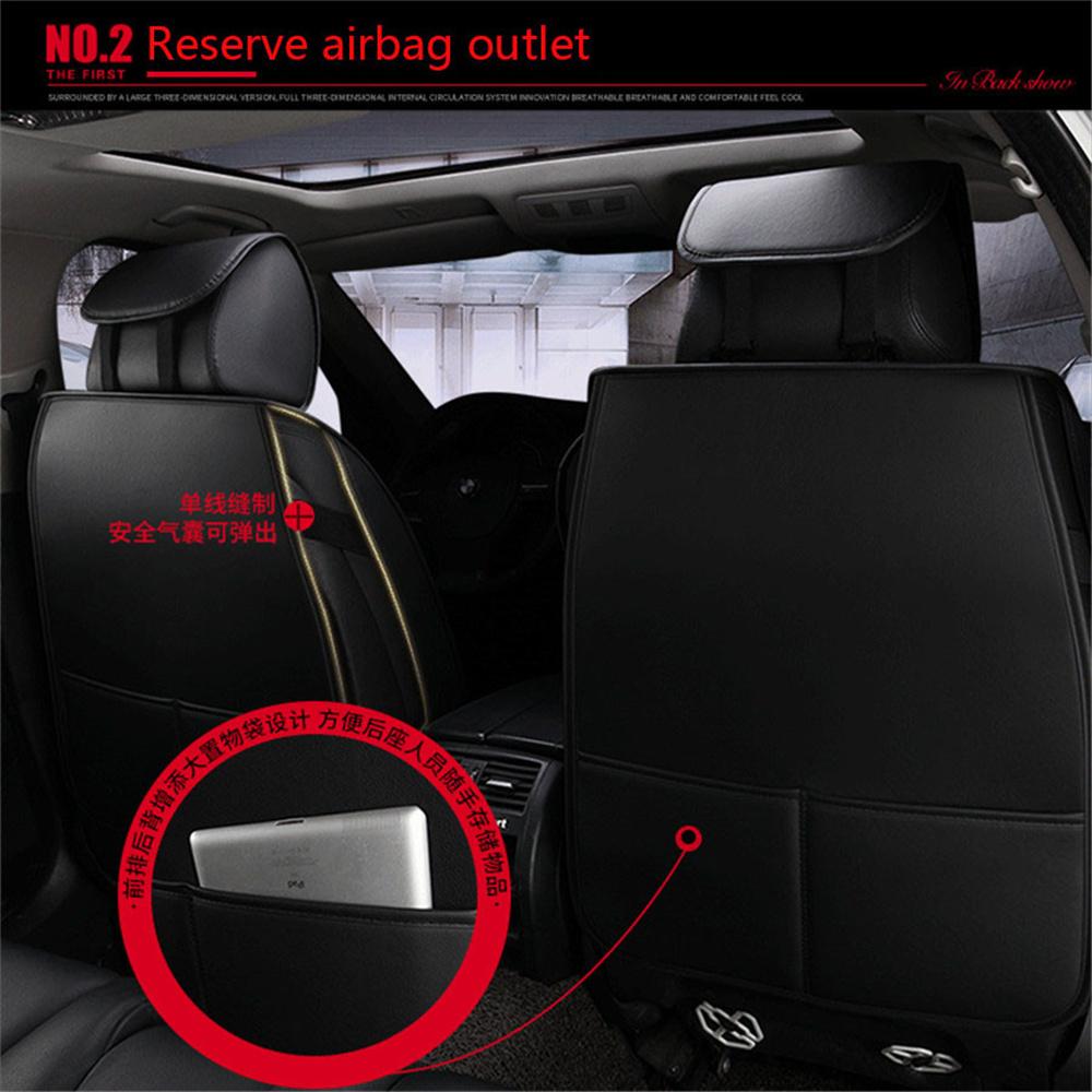 Pu Leather Car Seat Covers For KIA All Models Rio K2/3/4 Cerato Sportage Cars Cushion Auto Accessories Car-styling...