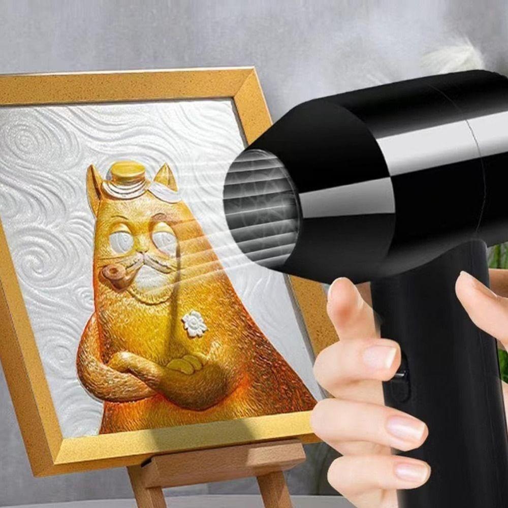 Adjustable Air Blower for Drying Painting Mini Air Blower Fan New Cordless Hair Dryer