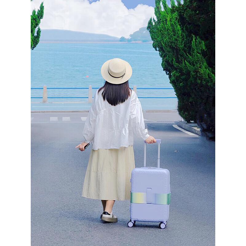 OIWAS Streamer Webbing Hardside Luggage 20 inch