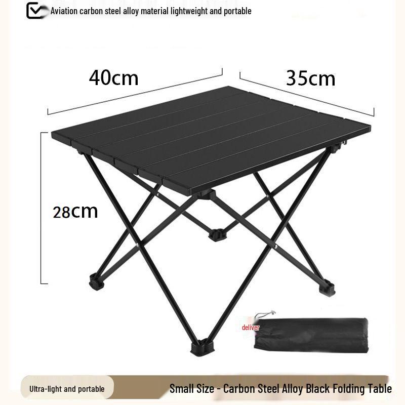 

Портативный складной стол для улицы с дополнительным местом для хранения для кемпинга, ночного рынка и барбекю