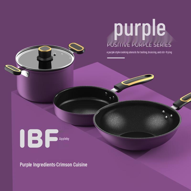

Aibofei Amethyst Purple 3-Piece Set