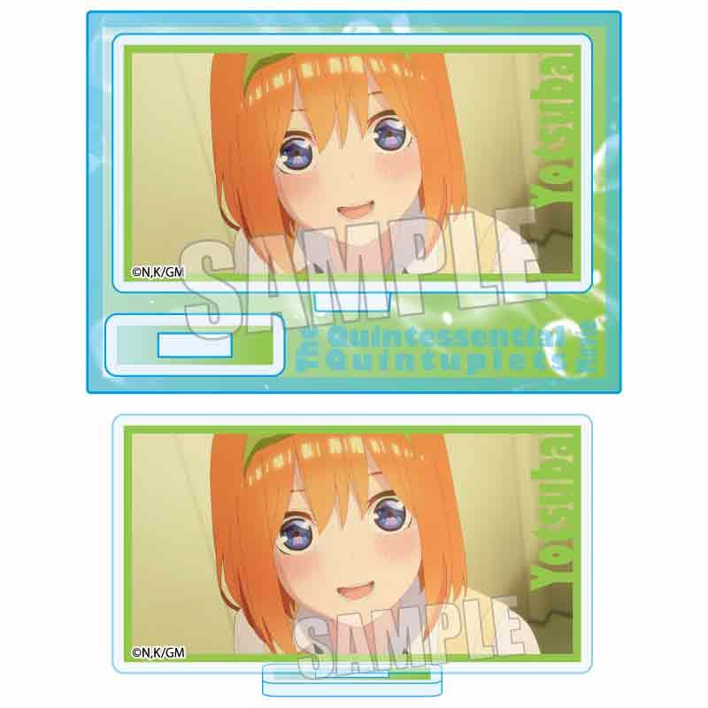 Bell House Mini The Quintessential Nakano W50 x Acrylic Stand, Quintuplets, Yotsuba, Approx. H70mm,