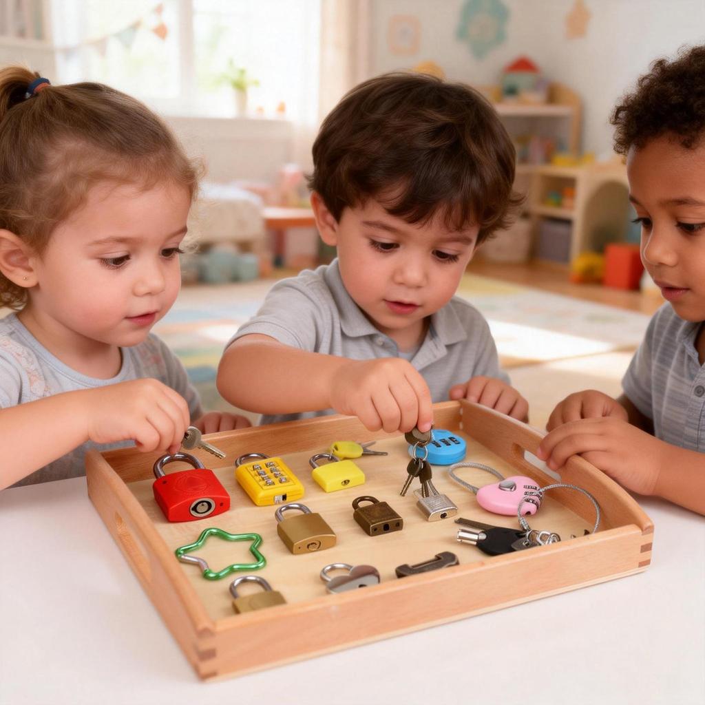 Multibuckle Montessori Toy: Early Learning & Sensory Skills for Kids