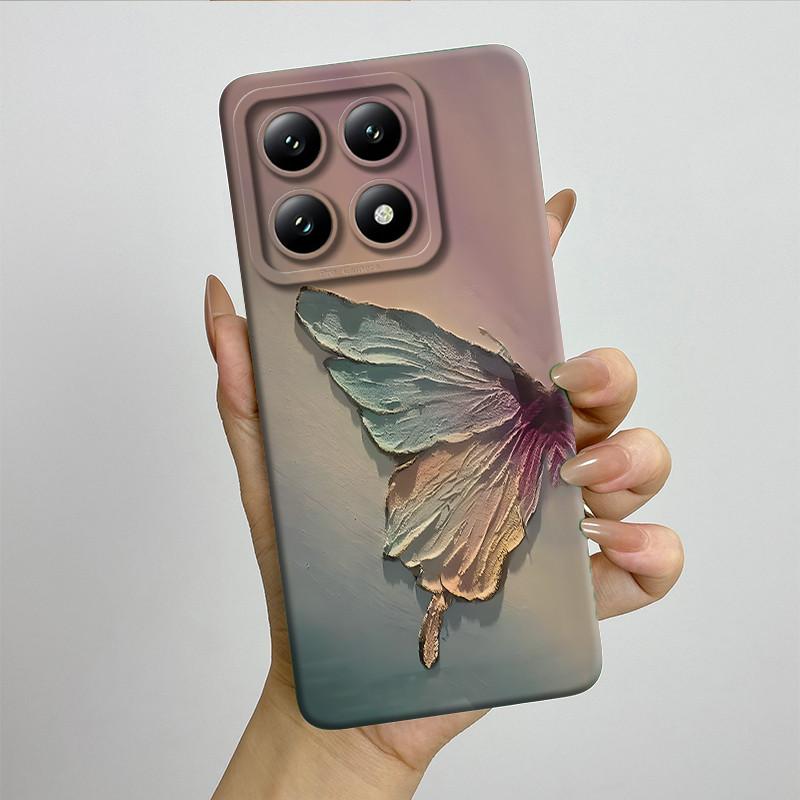 For Xiaomi 14T Pro Phone Case 14Tpro Soft Silicone TPU Sweet Painted Casing Cartoon Printed Shockproof Protective Back Cover
