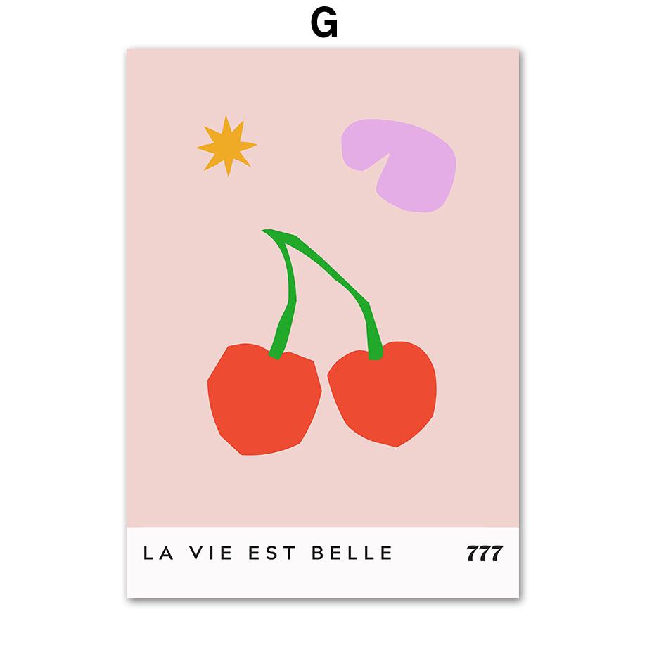 Henry Matisse Cherry Rainbow Butterfly Flower Posters And Prints Wall Art Canvas Painting For Living Room Decorative Pictures