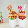 25/50pcs French Fries Holder Kraft Paper Candy Dessert Snack Cup Container Wedding Birthday Party Supplies Disposable Chips Box