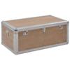 Day and Night - Day and Night Storage Box Solid Brown Fir Wood 91x52x40 Cm