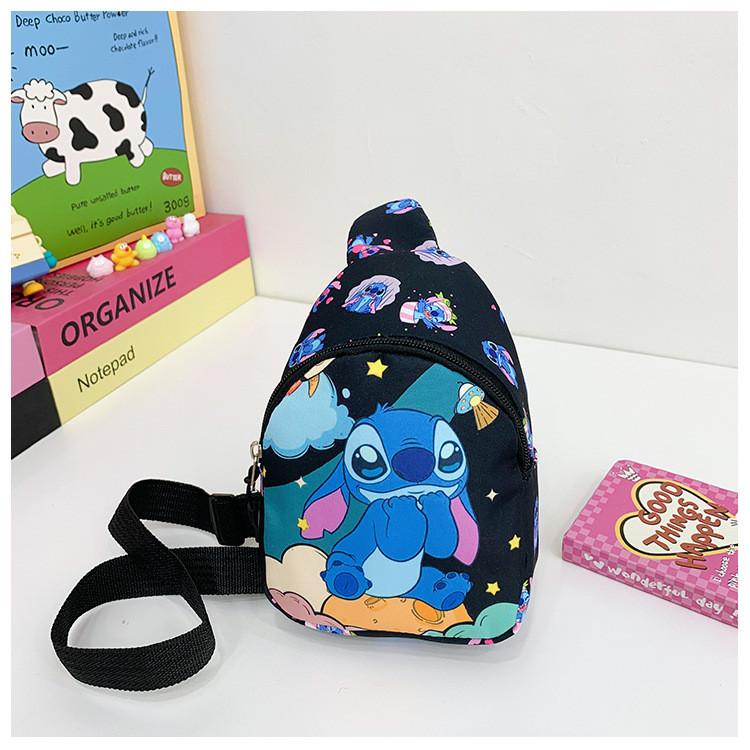 Shoulder Printed Crossbody Chest Bag Anime Pattern Children Cartoon Gift