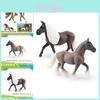 Realistic Black Forest Horse Model Stunning Decorative Piece For Home Office Display