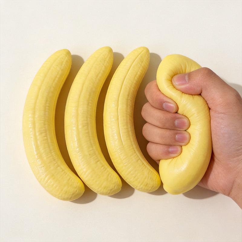 Banana Pulp Slow Rebound Stress Relief Squeeze Toy for Teens