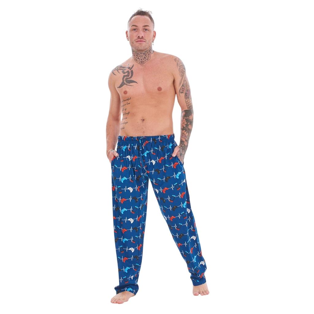 Keanu Mens Game For Life Game Controller Lounge Pants (Pack of 2)