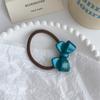 Korean Style Bowknot Hair Rope Ponytail Holder Hair Rubber Bands Acetic Acid Hair Tie  Women