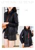Stylish Women's Genuine Leather Jacket - Slimming Autumn Short Coat for Versatile Fashion
