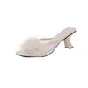 Infradito Piattaforma Moda Scarpe Donna 2025 Sandalo Femminile Tacchi Trasparenti Correttivi Lusso Ragazze Comfort Tacchi Alti Pantofole