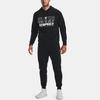 Under Armour Johnson Series Logo Print Fleece Trainings-Hoodie Herren Hoodies Schwarz 1367109-001