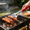 Stainless Steel Serving Tongs Heavy-Duty Food Tongs with Grip 3-Line Slotted Head Cooking Tong for BBQ Buffet Kitchen